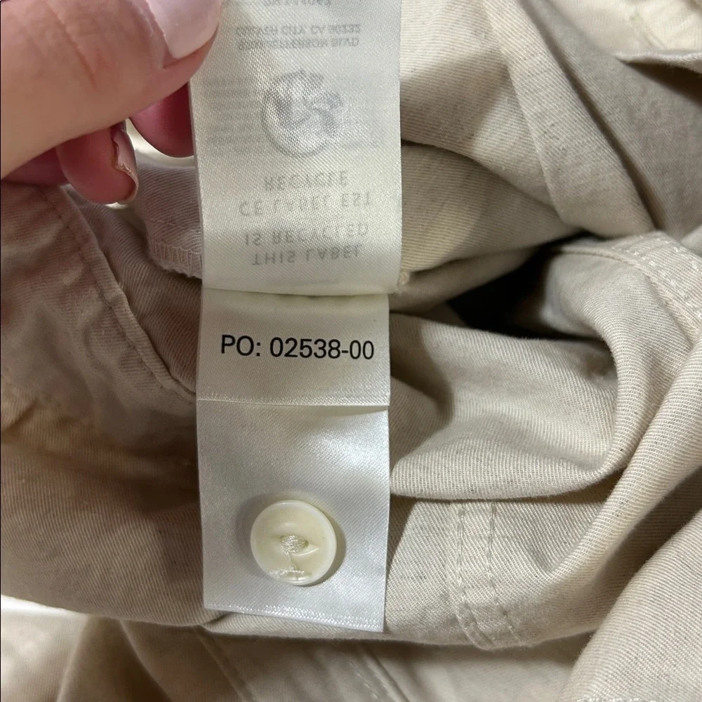 Outerknown S.E.A Utility‎ Jumpsuit Carpenter Linen Cotton Sustainable Small Tan